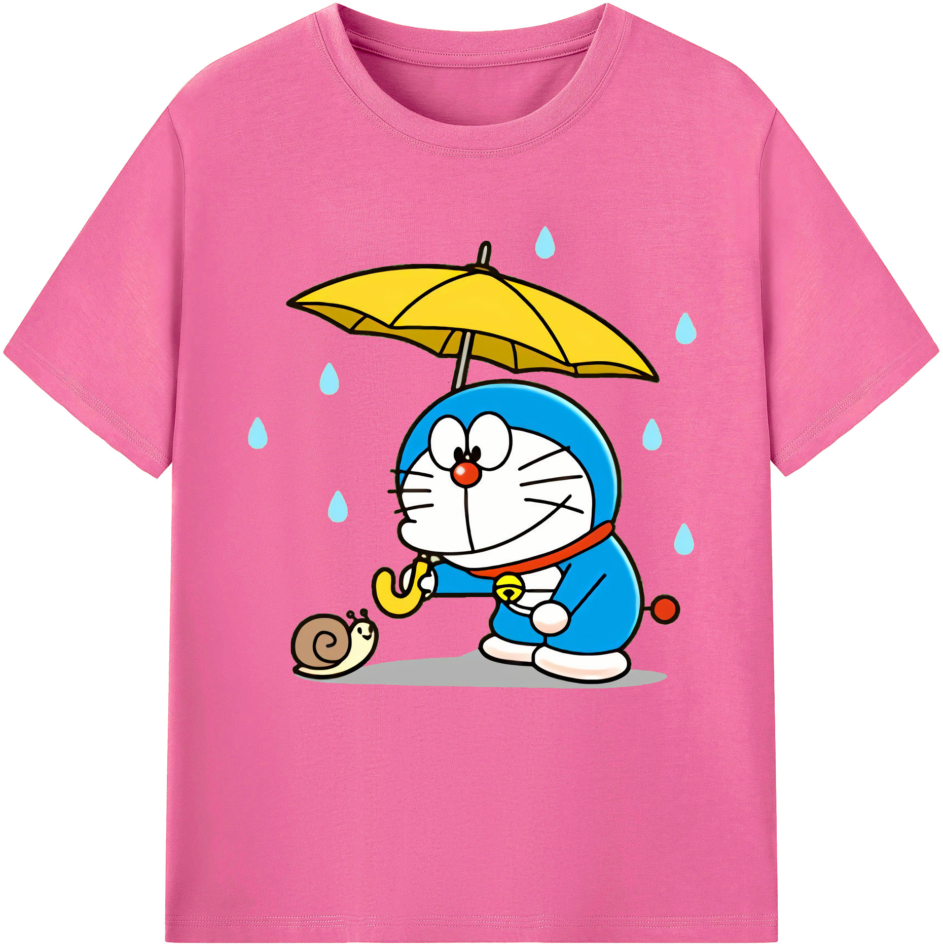 （画像用） ドラえもん Doraemon レディースカジュアルプリントTシャツ（綿100％）